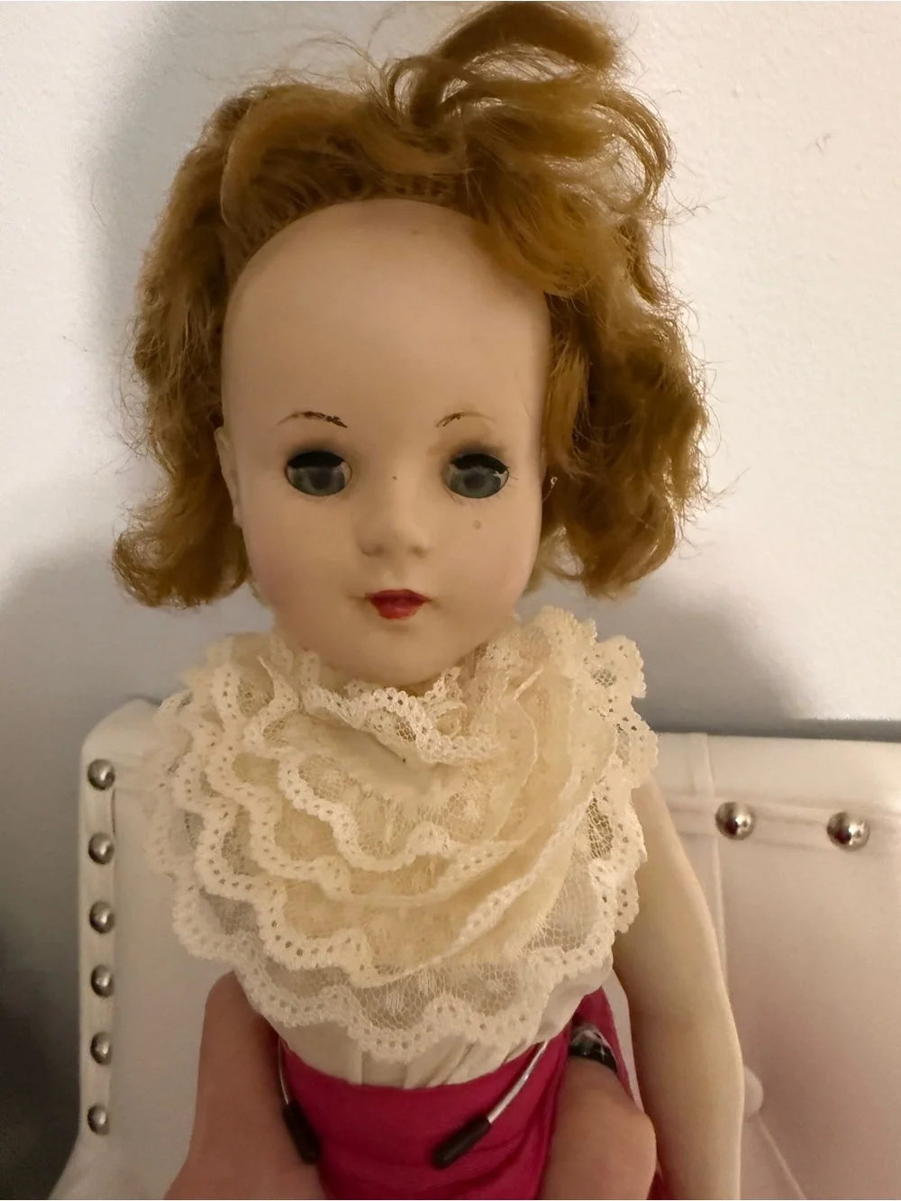 Antique 1950’s Walker Doll 17” American Char co - Picture 4 of 13